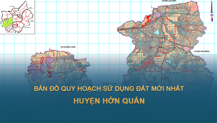 Bản đồ quy hoạch sử dụng đất huyện Hớn Quản mới nhất